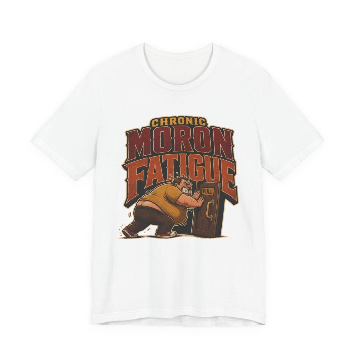 15811816512528675202_2048.jpeg Chronic Moron Fatigue T-Shirt — Funny Retro Sleepy Cartoon Tee