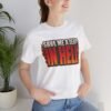 17038816320292897211_2048.jpeg Save Me a Seat in Hell T-Shirt - Retro Flame Graphic Tee