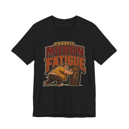 2232440118823348413_2048.jpeg Chronic Moron Fatigue T-Shirt — Funny Retro Sleepy Cartoon Tee
