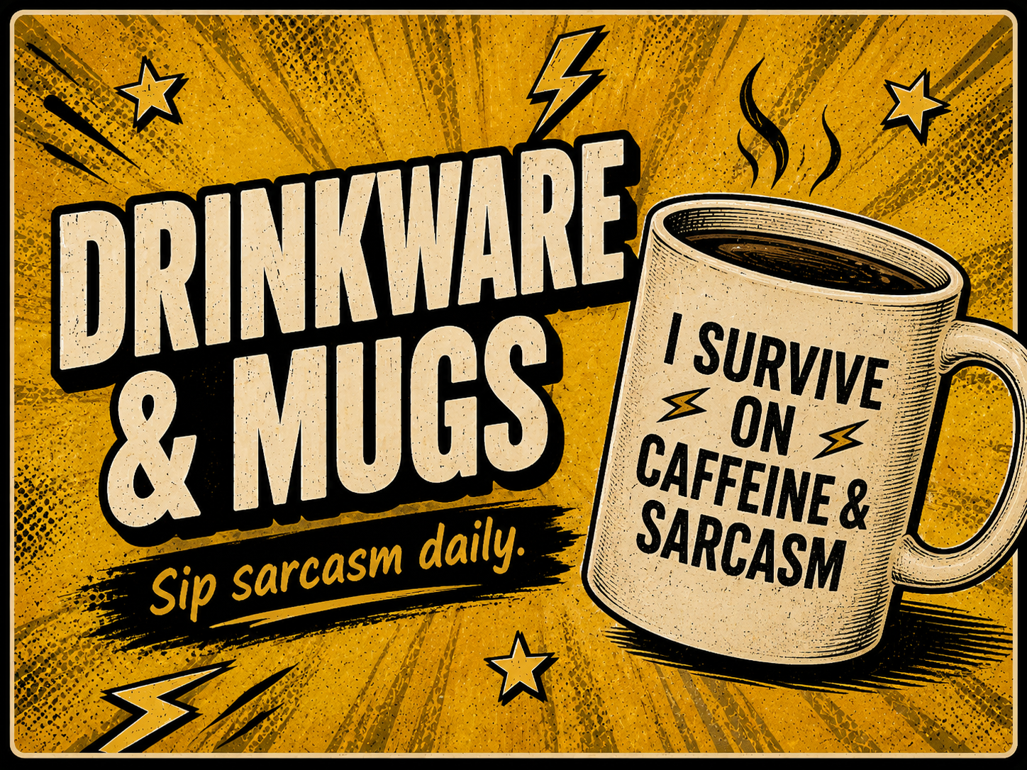 Drinkware and Mugs collection.