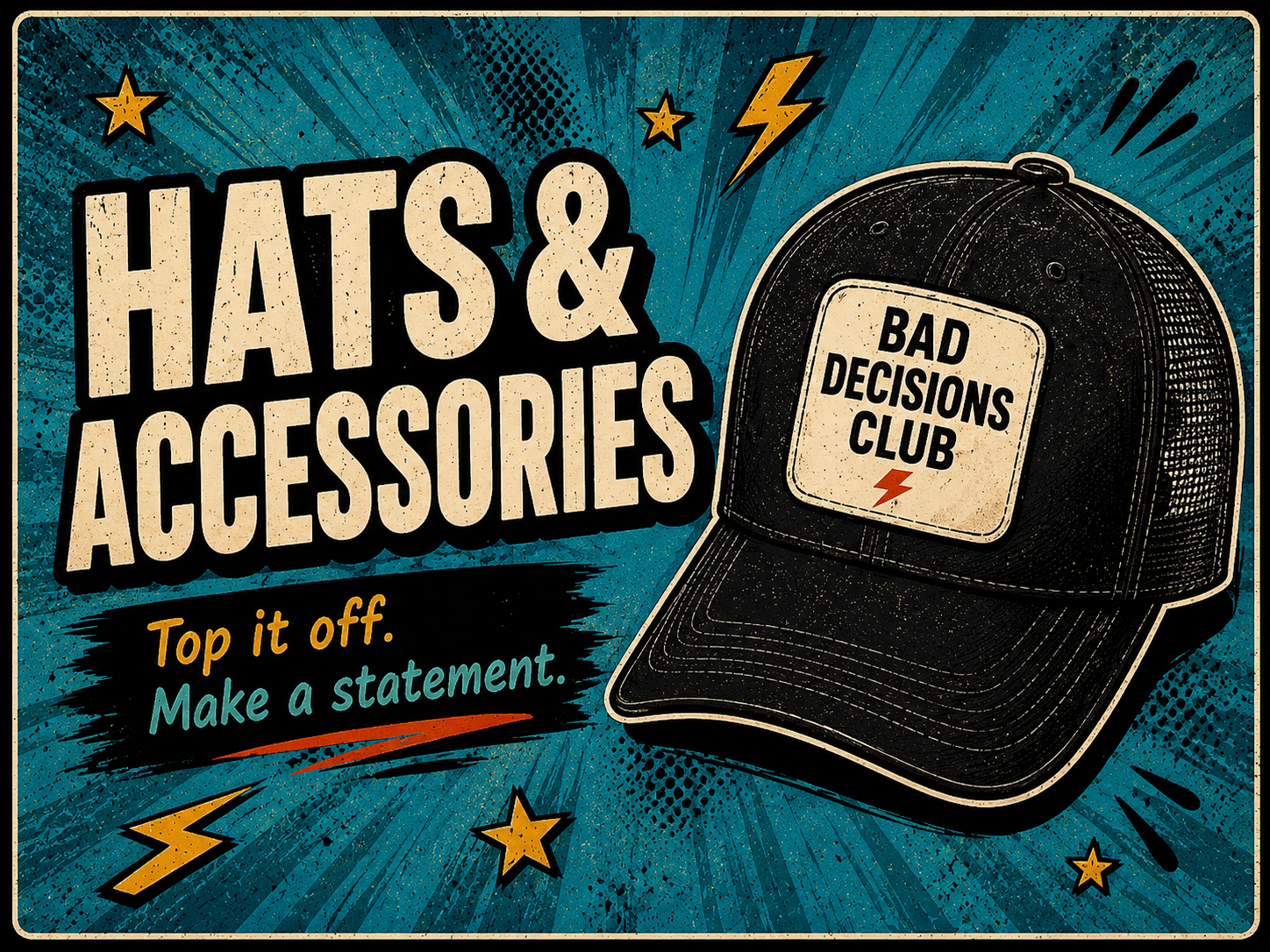 Hats and Accessories collection.